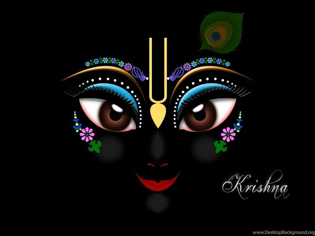 1024x768 Black Krishna Desktop HD Wallpaper Desktop Background