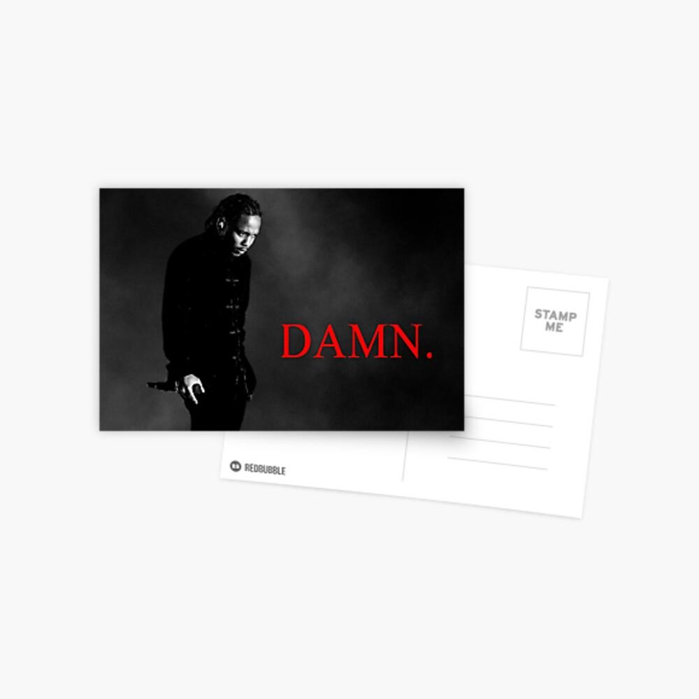 1000x1000 Kendrick Lamar Damn Wallpaper Greeting Card
