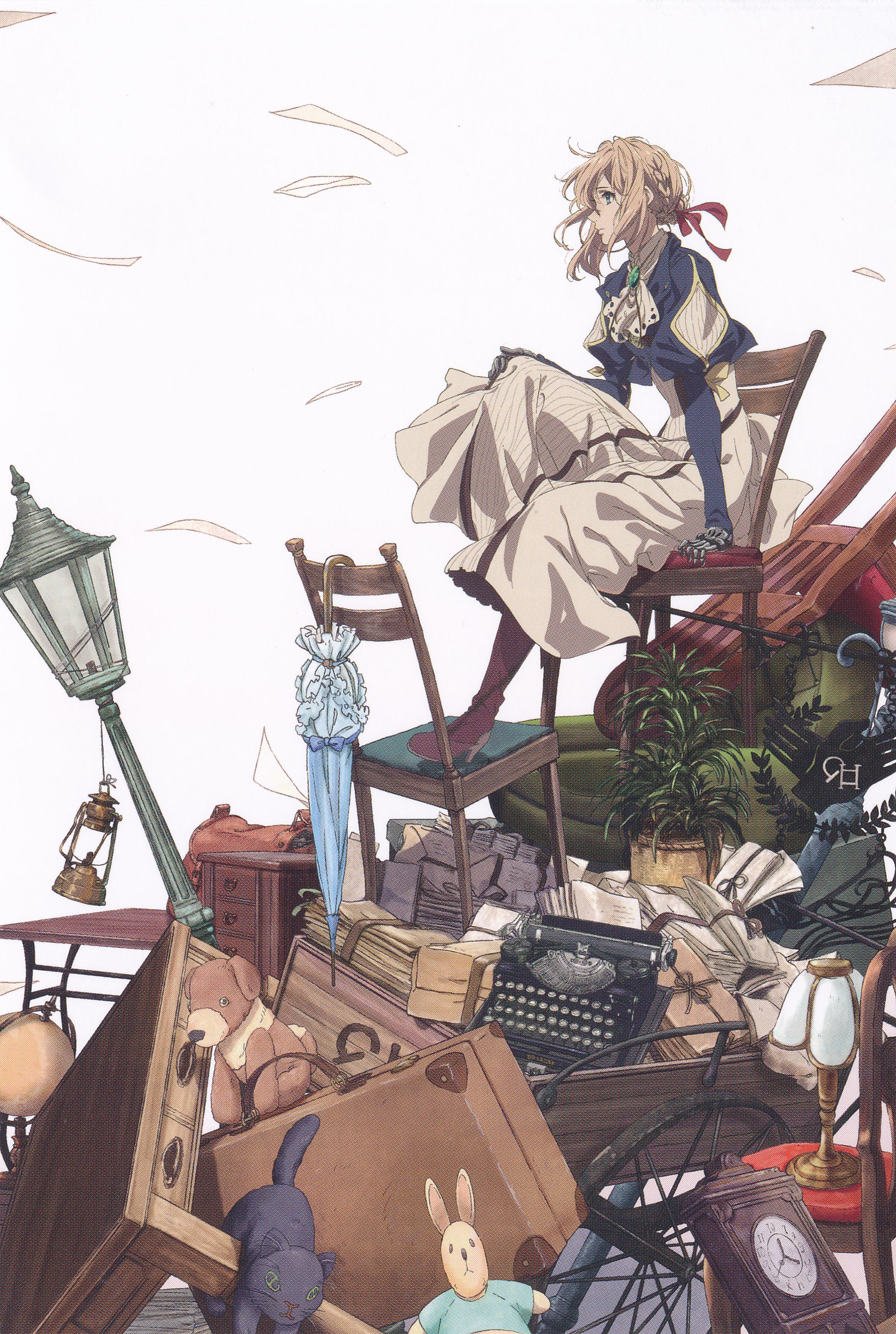 2344x3488 Akiko Takase Mangaka Kyoto Animation Studio Violet Evergarden Series wallpaperx3488