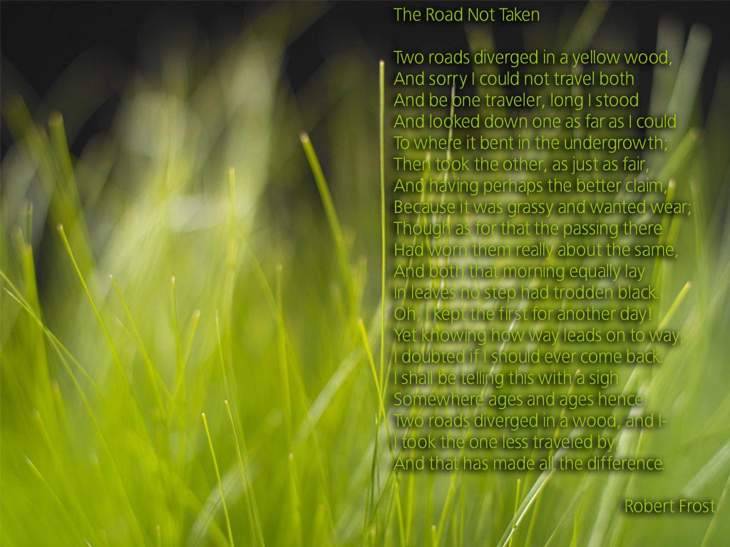 1024x768 Free download Robert Frost The Road Not Taken Wallpaper The road not taken [1024x768] for your Desktop, Mobile & Tablet. Explore Robert Frost Wallpaper. Robert Frost Wallpaper, Frost Wallpaper