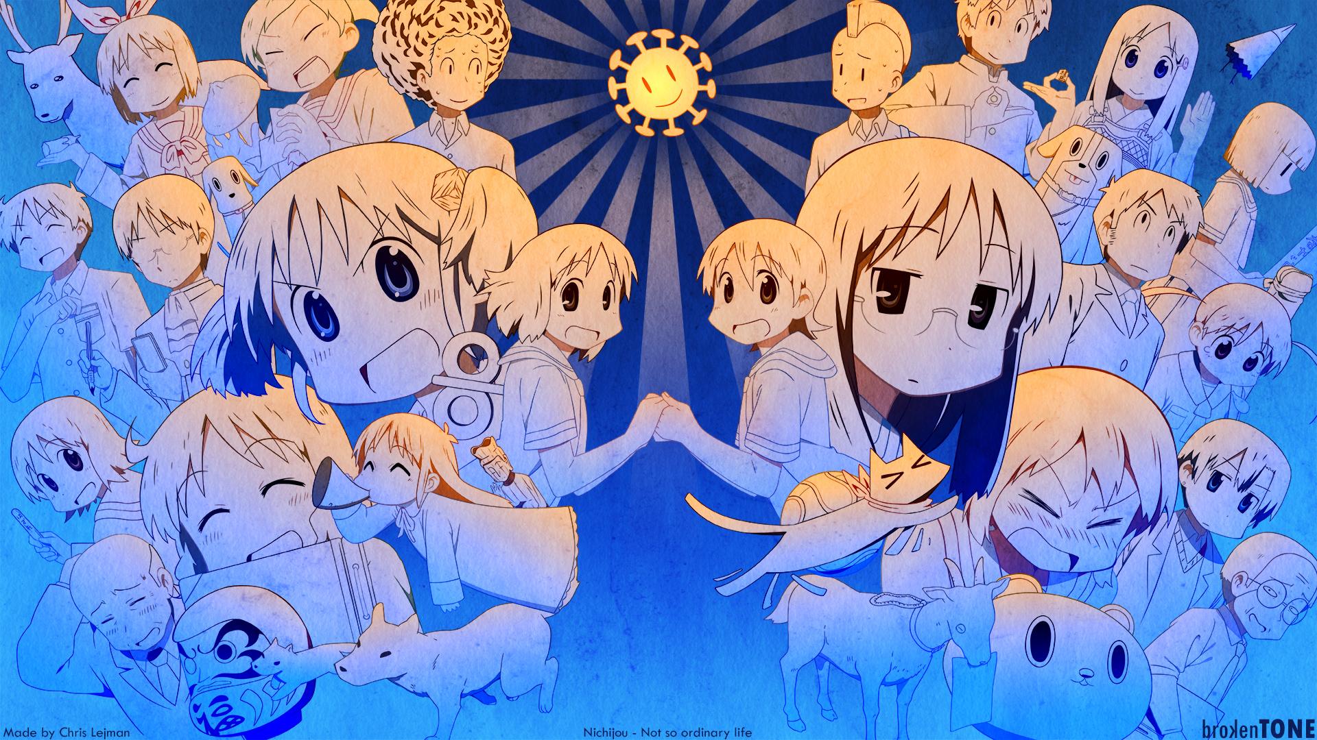 1920x1080 Nichijou Wallpaper: Not so ordinary life