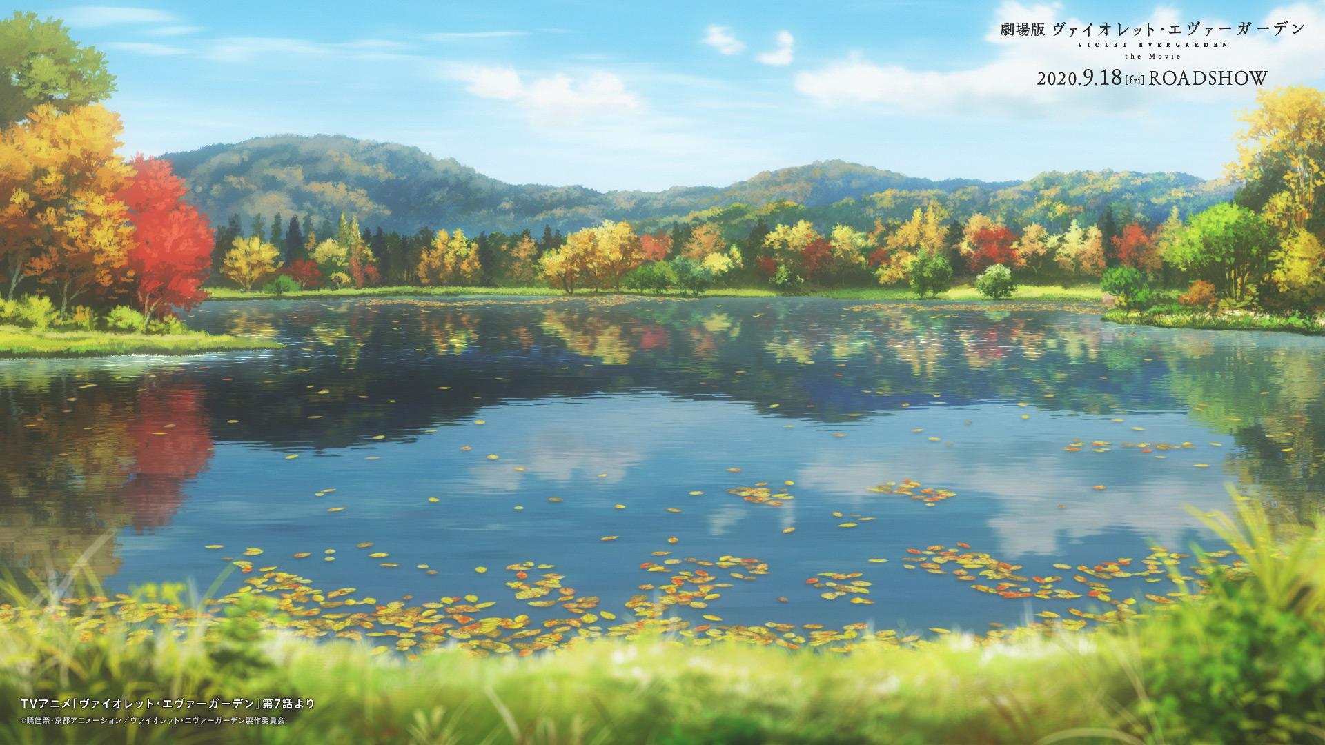1920x1080 PSA: KyoAni have released virtual background using scenes from the series for free on the Violet Evergarden website