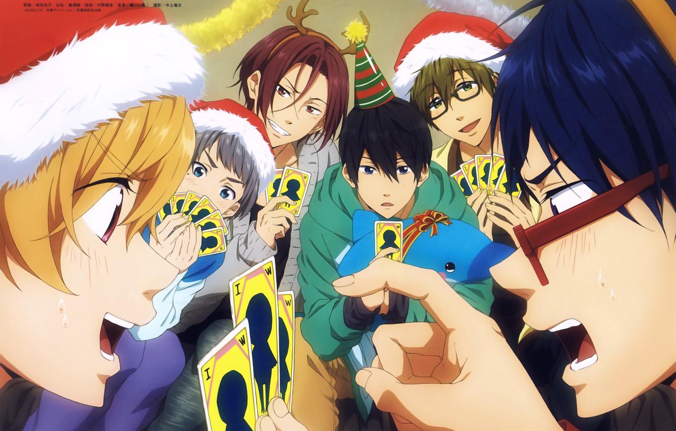 1332x850 Wallpaper Nanase Haruka (Free!), Matsuoka Rin, Hazuki Nagisa, Ryugazaki Rei, Tachibana Makoto, Kyoto Animation, Free!, Nitori Aiichiro image for desktop, section прочее