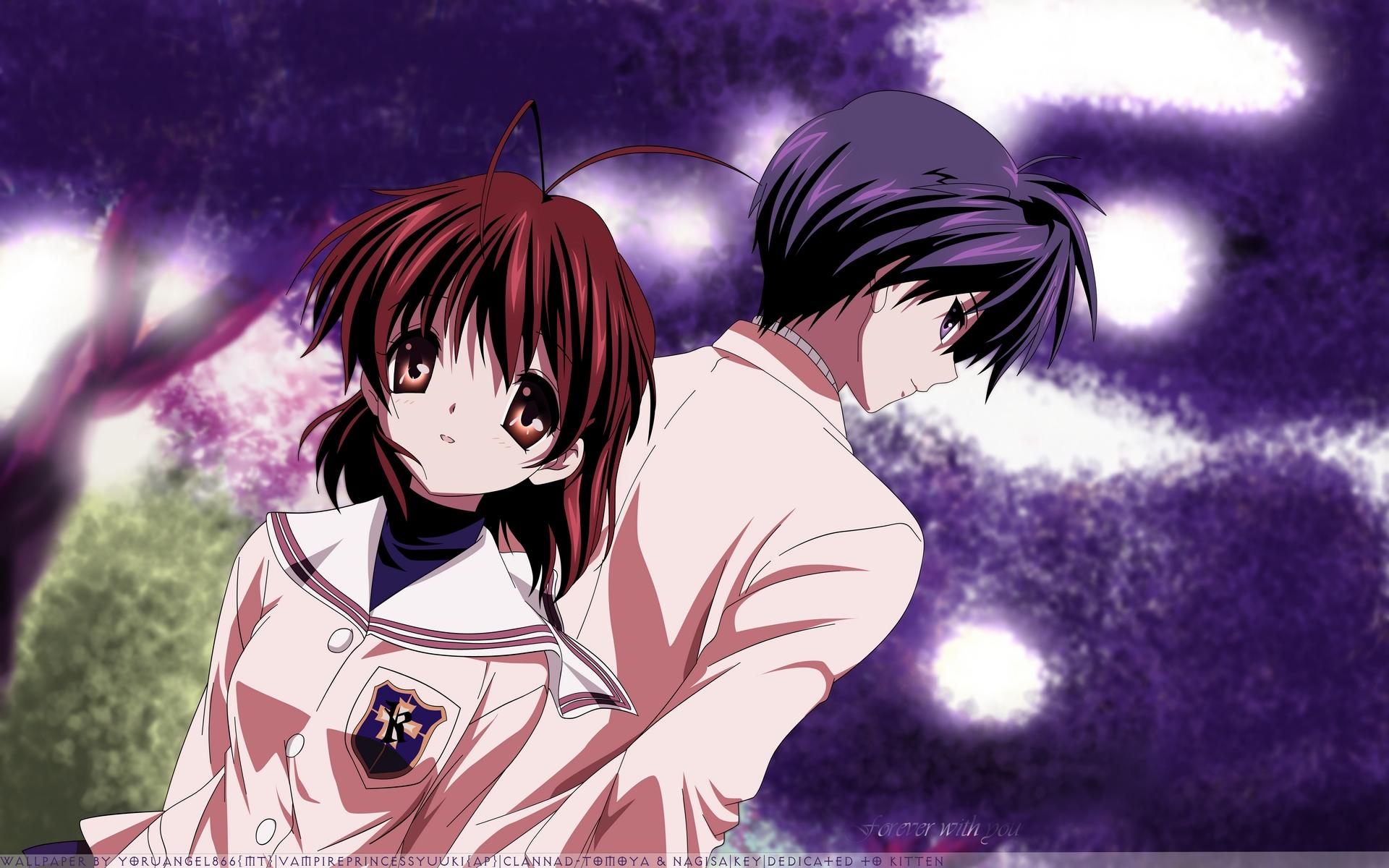 1920x1200 Kyoto Animation, Clannad, Nagisa Furukawa, Tomoya Okazaki HD Wallpaper
