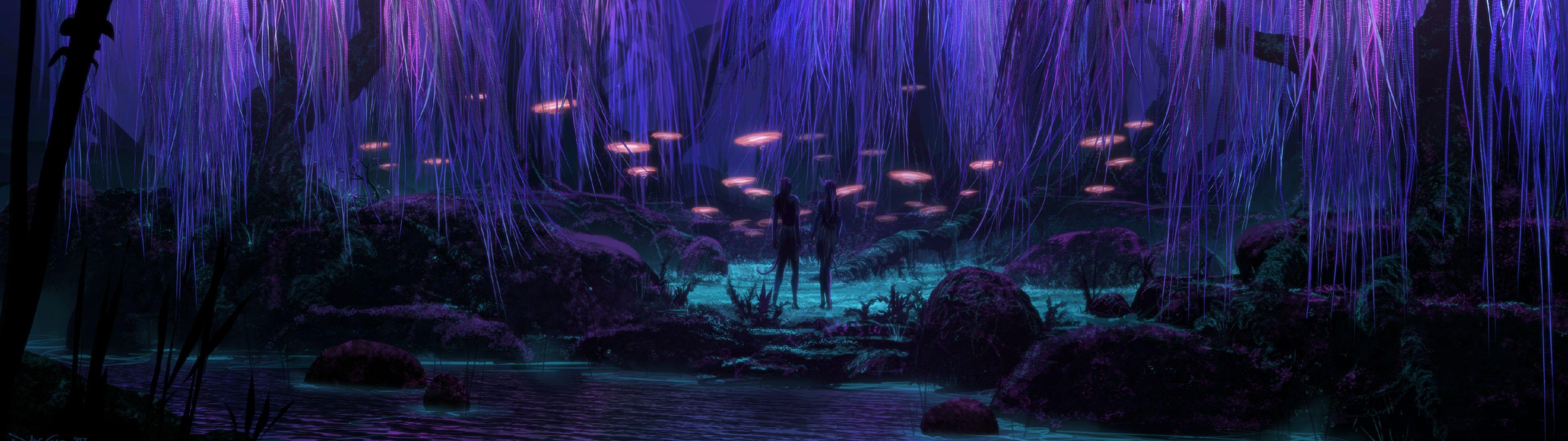 3840x1080 Six Dual Screen Avatar Wallpaper