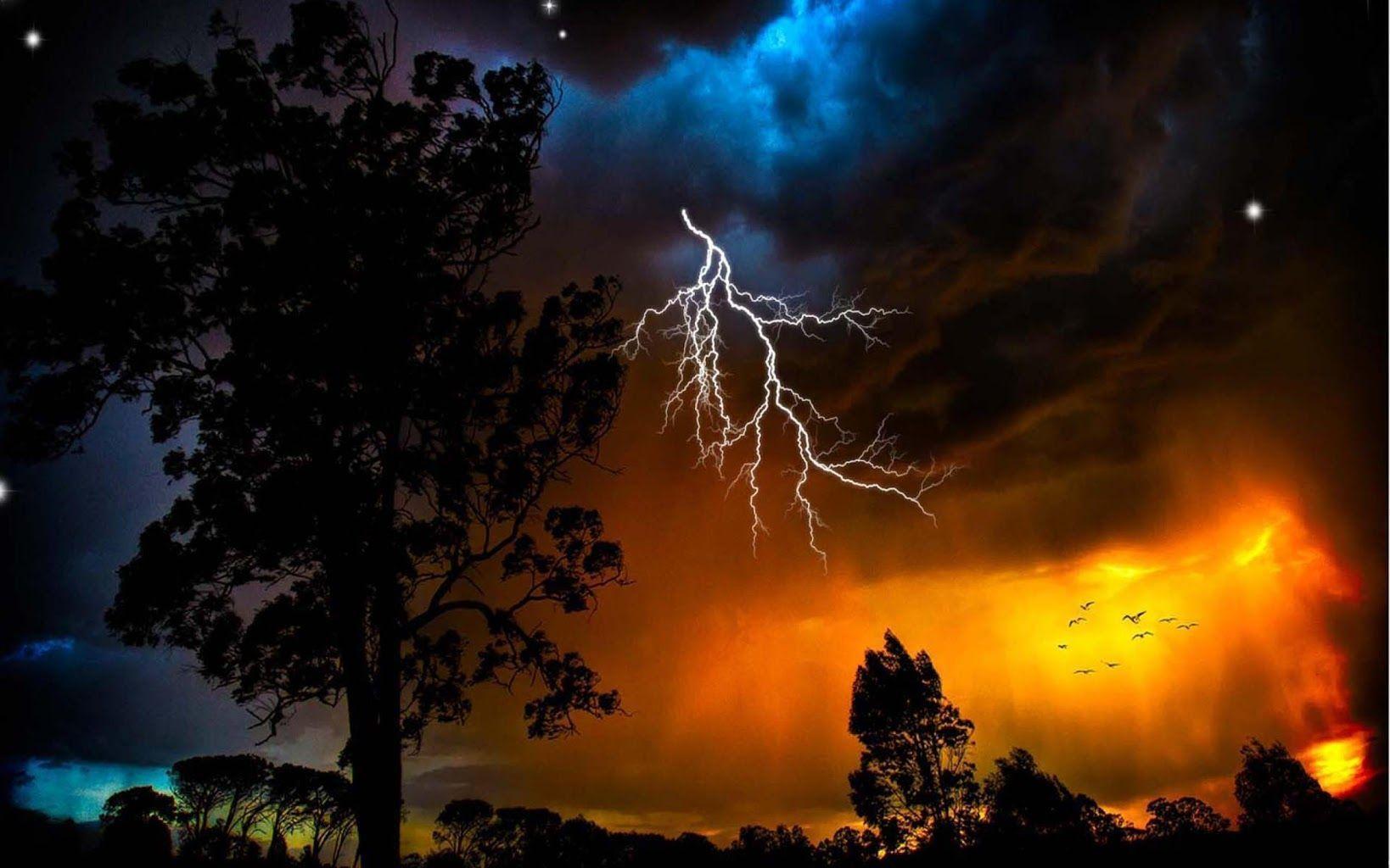1638x1024 Fire and Lightning Wallpaper, HD Fire and Lightning Background on WallpaperBat