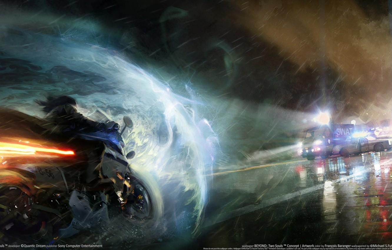 1332x850 Wallpaper Quantic Dream, art, Beyond: Two Souls, Jodie Holmes image for desktop, section игры
