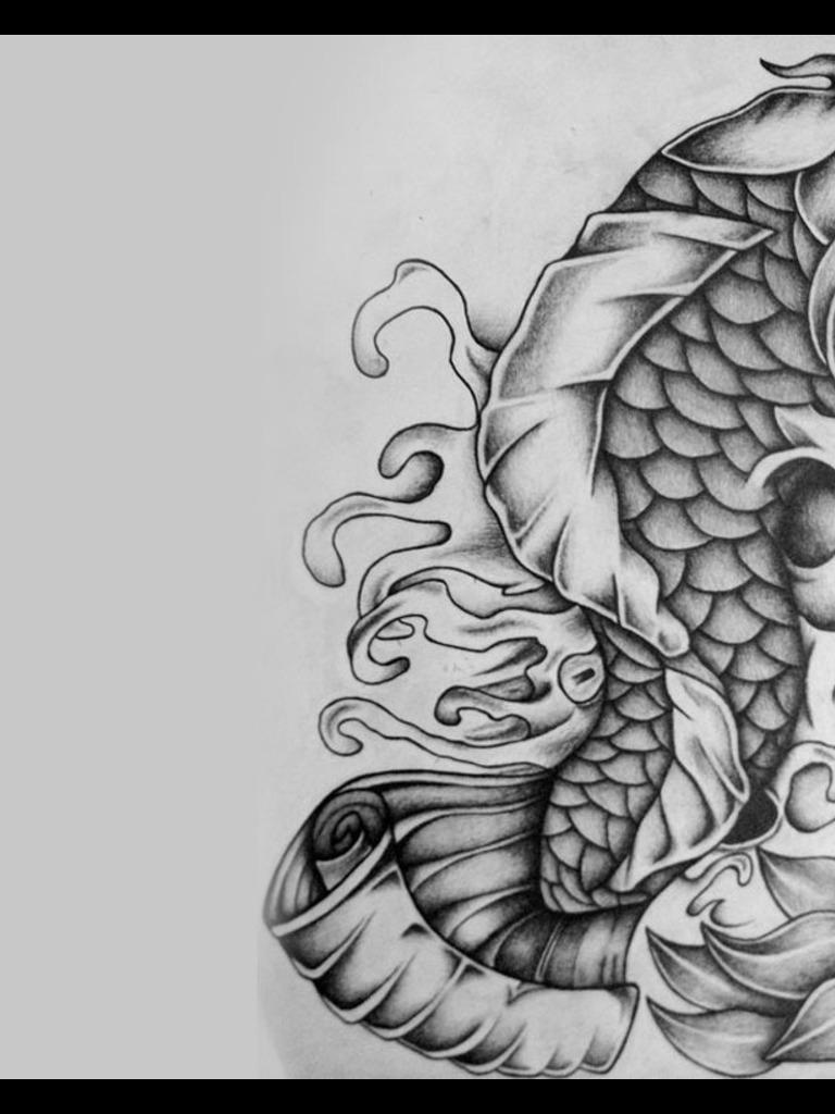 768x1024 Free download Koi Fish Tattoo Wallpaper Picture 17271 [1280x1024] for your Desktop, Mobile & Tablet. Explore Coy Fish Wallpaper. Coy Fish Wallpaper, Fish Wallpaper, Fish Background
