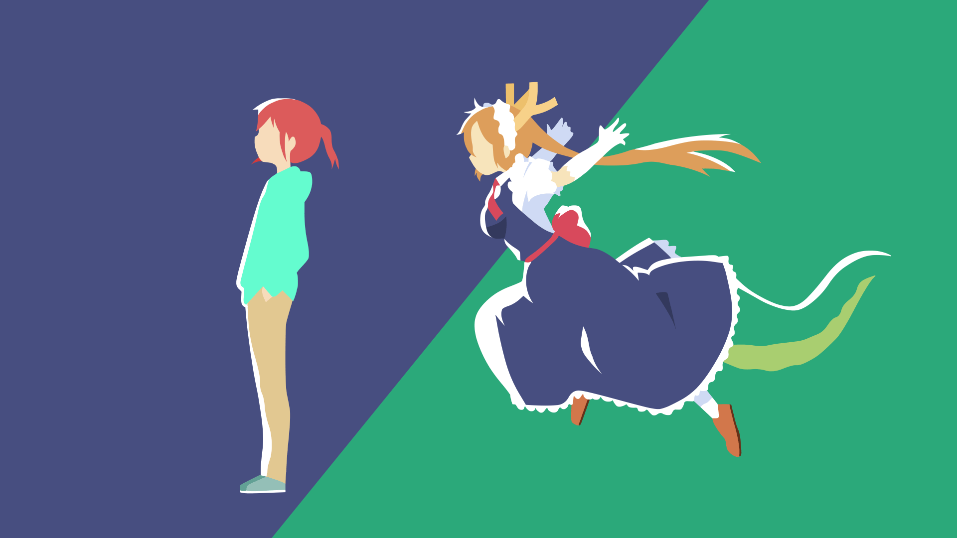 1920x1080 1920x1080 Tohru (Miss Kobayashis Dragon Maid) desktop wallpaper Gallery HD Wallpaper
