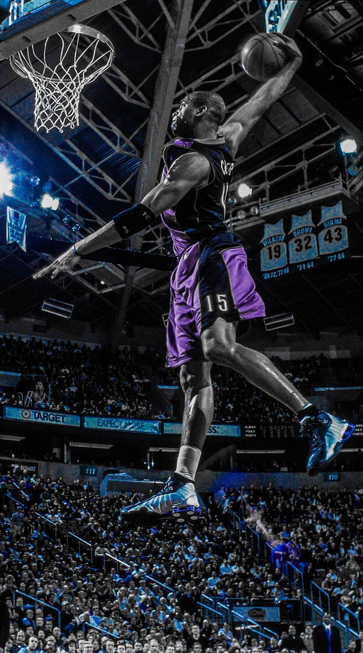712x1280 vince carter wallpaper, basketball moves, basketball, basketball player, slam dunk, purple