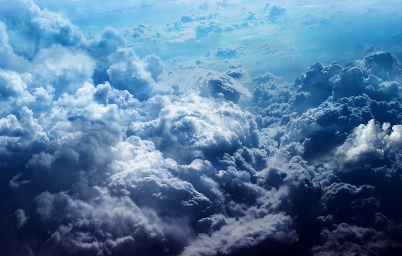 1332x850 Wallpaper the sky, clouds, blue, heaven, color image for desktop, section природа