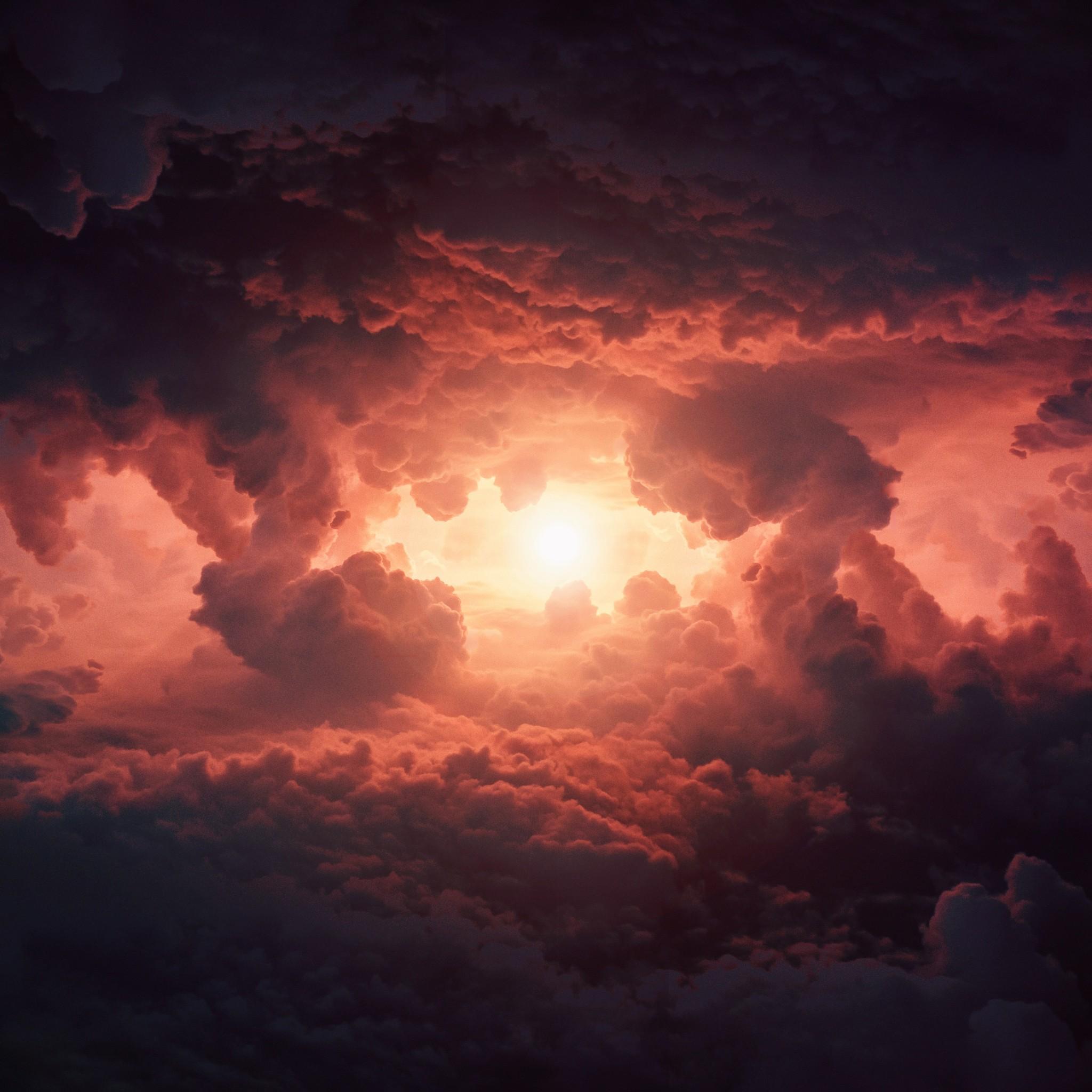 2048x2048 Heaven Clouds