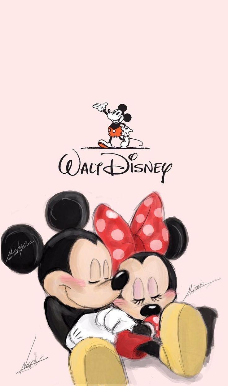 736x1247 Minnie & Mickey. Mickey mouse drawings, Mickey mouse wallpaper, Mickey mouse art