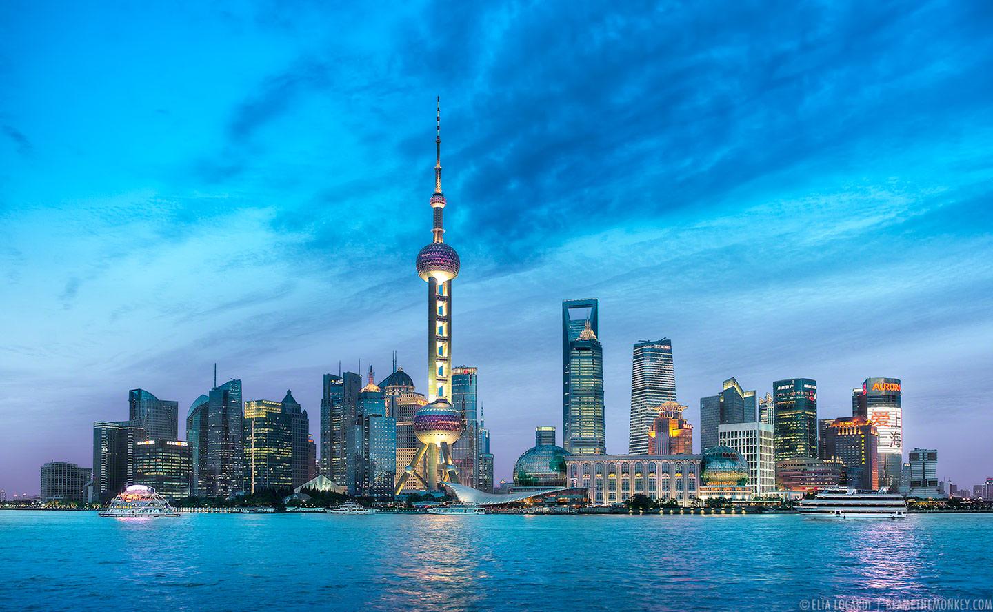 1440x887 Shanghai, China Of Lights