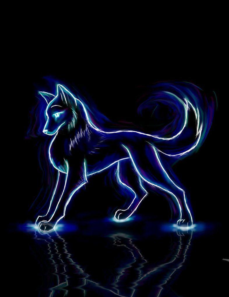 Neon Blue Wolf Wallpapers - Top Free Neon Blue Wolf Backgrounds ...