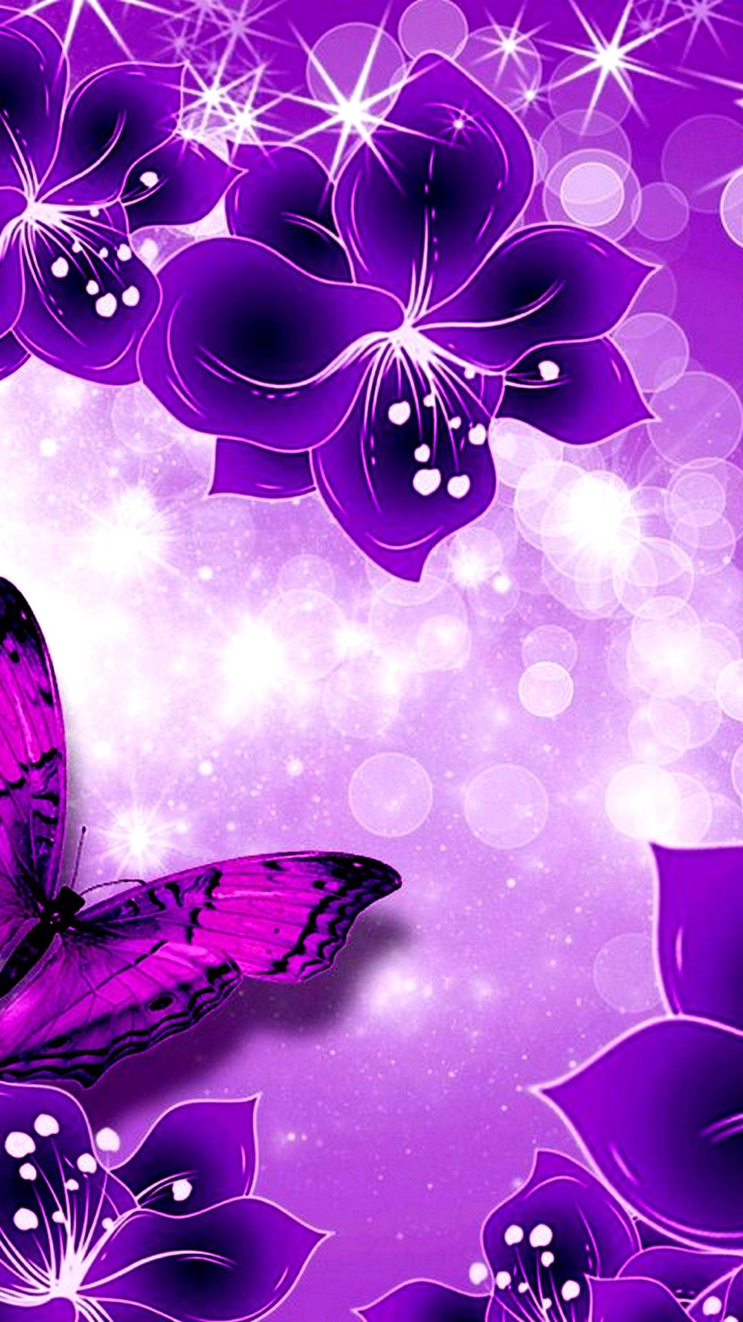 1080x1920 Cute Purple Aesthetic iPhone 7 Wallpaper 3D iPhone Wallpaper