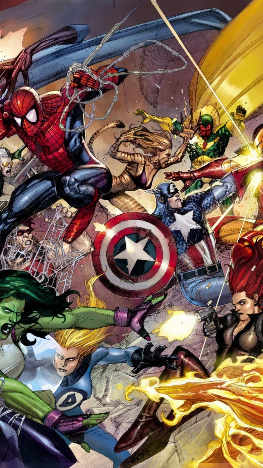 Vertical Marvel Wallpapers - Top Free Vertical Marvel Backgrounds