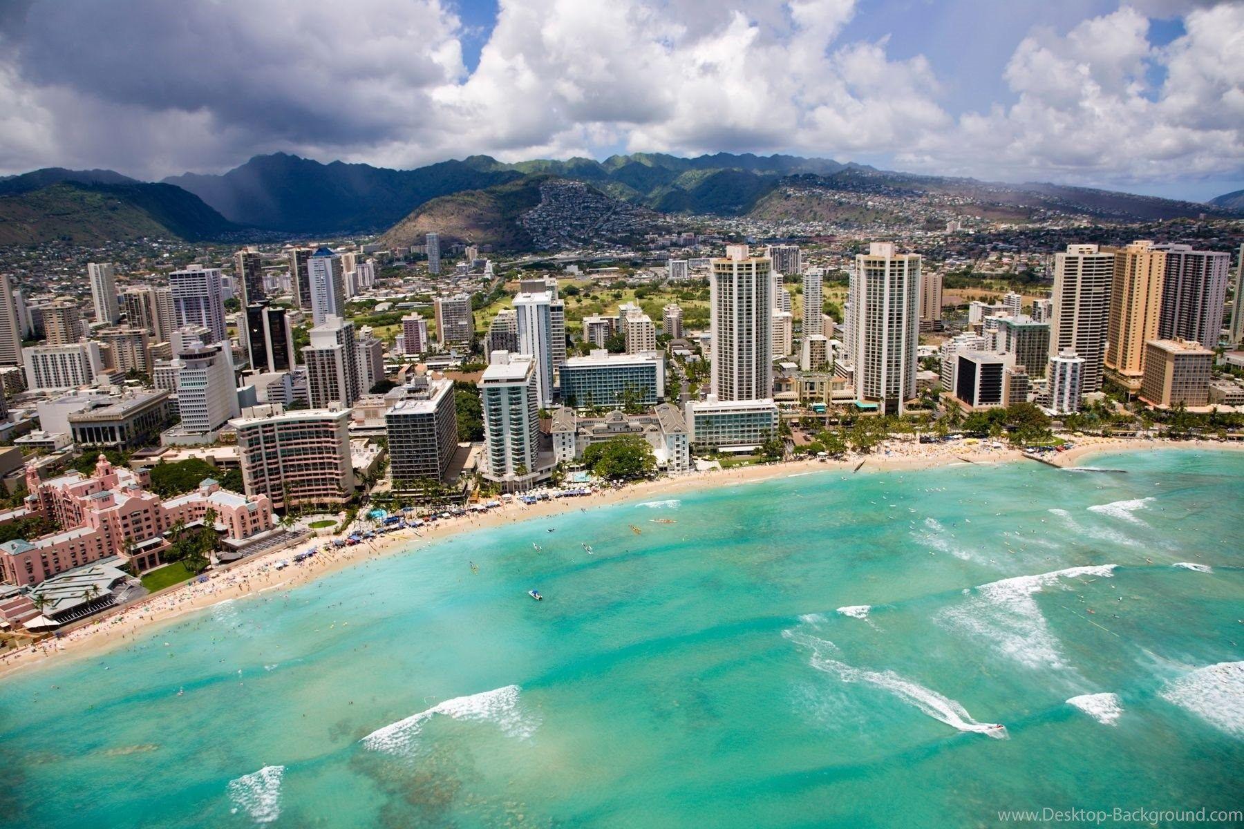 1800x1200 New Hawaii Waikiki Beach Wallpaper. The Most Beautiful Beach