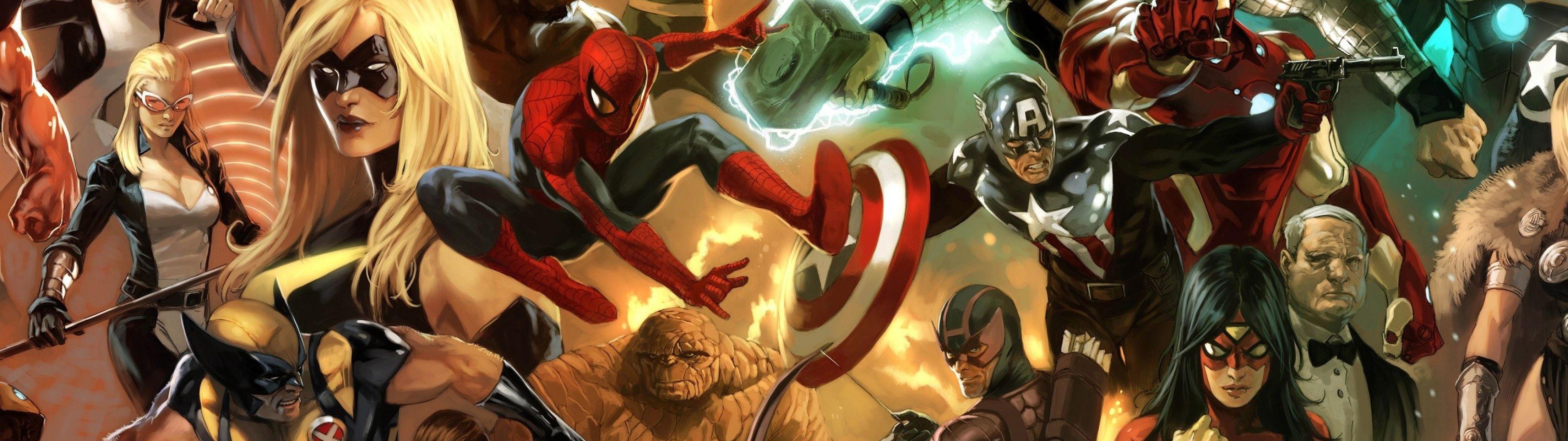Marvel 3840X1080 HD Dual Monitor Wallpapers - Top Free Marvel 3840X1080