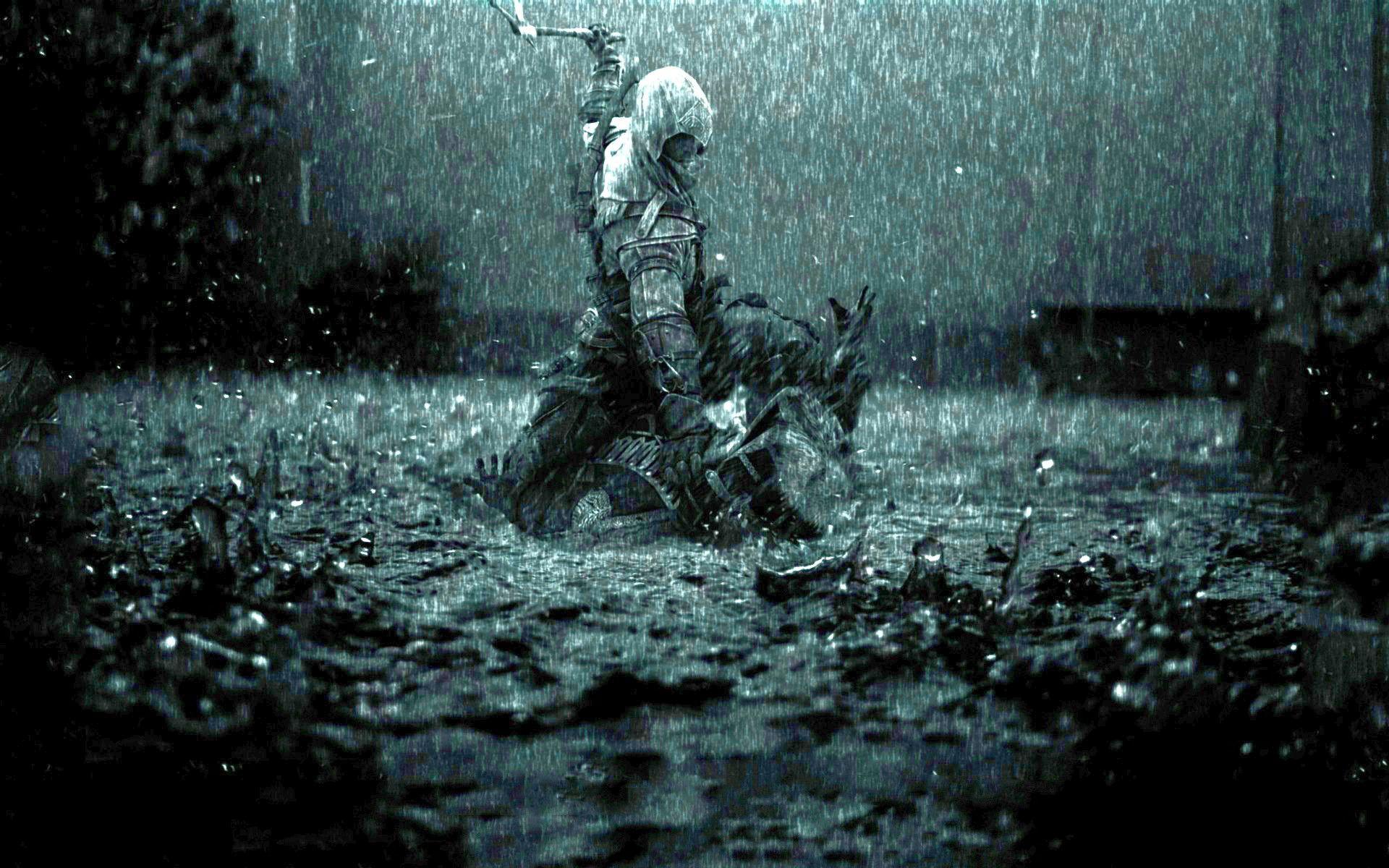 1920x1200 4K Rain Wallpaper