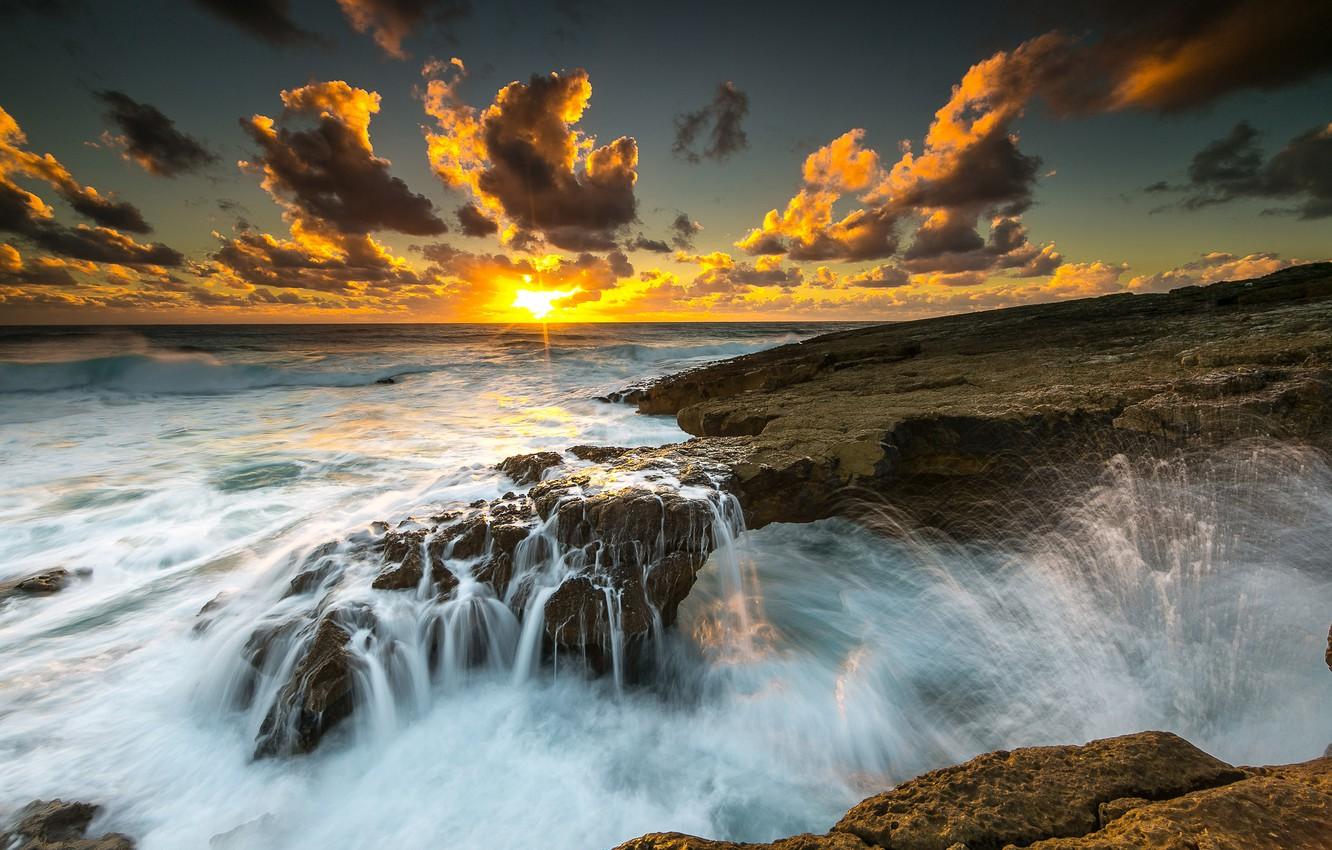 1332x850 Wallpaper Clouds, Sunset, The Ocean, Coast, Portugal, Portugal, The Atlantic Ocean, Atlantic Ocean, Cascais, The Natural Park Of Sintra Cascais, Cabo Raso, The Sintra Cascais Natural Park, Cascais Image For Desktop, Section пейзажи