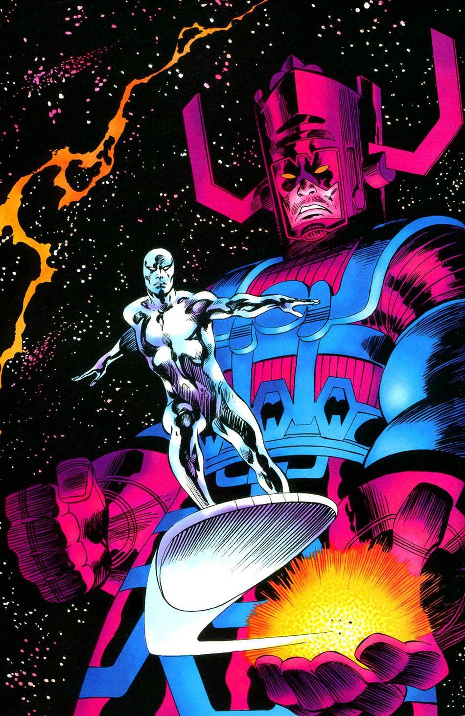 950x1462 My current Blackberry wallpaper. Galactus and The Silver Surfer