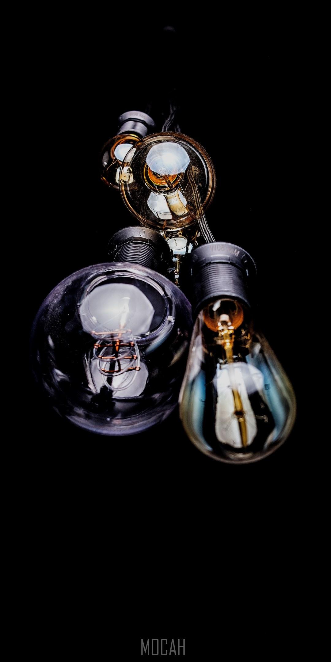1080x2160 a close up of the light bulbs against the black background in cascais, _the lamps off, HTC U11 Eyes full HD wallpaper, 1080x2160 HD Wallpaper