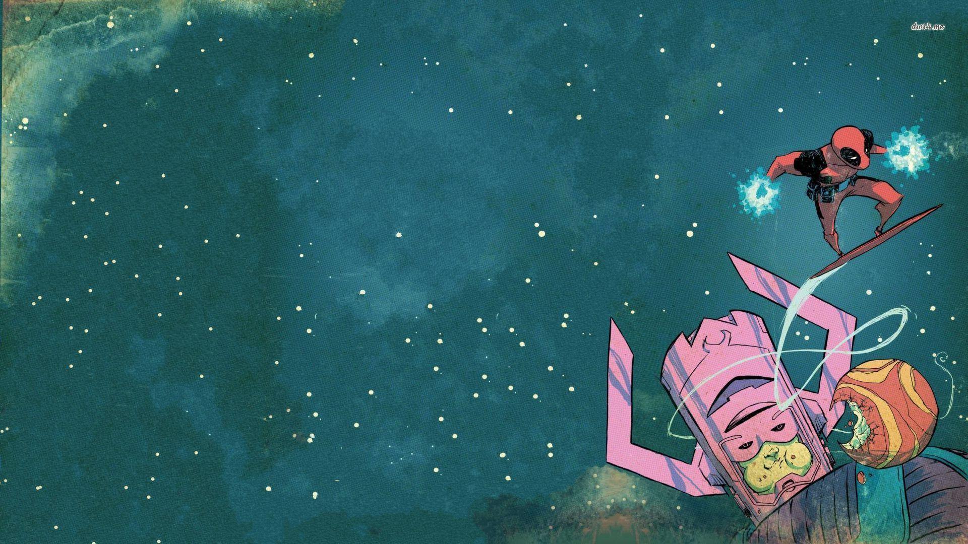 1920x1080 Deadpool and Galactus wallpaper wallpaper