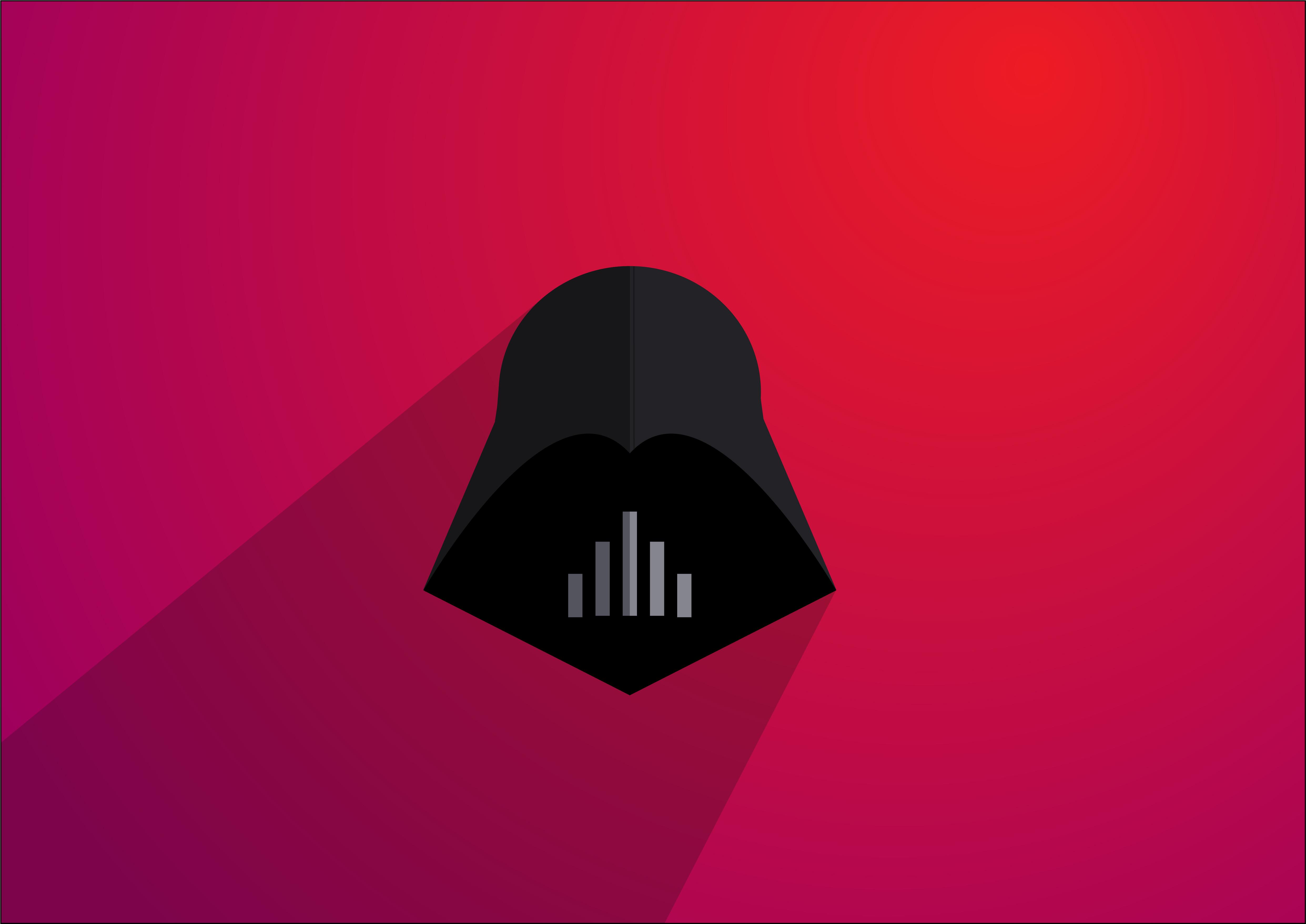 4966x3513 Darth Vader, Minimalist wallpaper