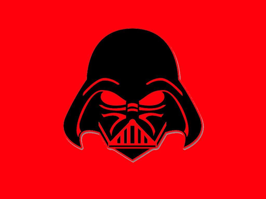 1024x768 Minimalist Darth Vader Wallpaper