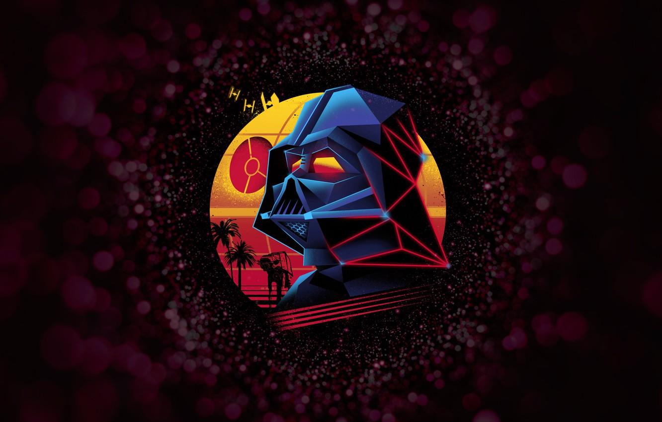 1332x850 Wallpaper Minimalism, Figure, Space, Star Wars, Darth Vader, Mask, Art, Darth Vader, Lord Vader, by Vincenttrinidad, Vincenttrinidad, Rad Lord image for desktop, section минимализм
