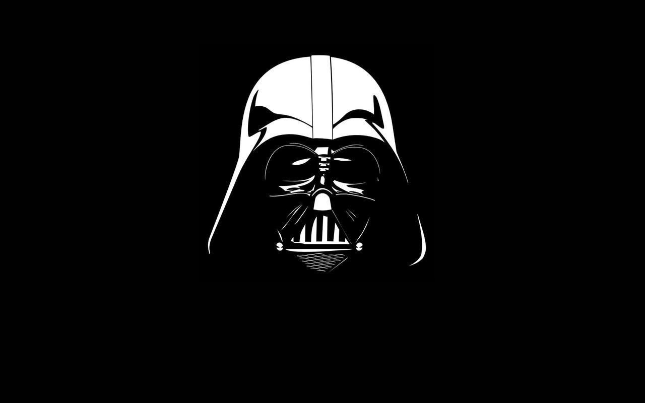 1280x800 Star Wars Black and White Wallpaper