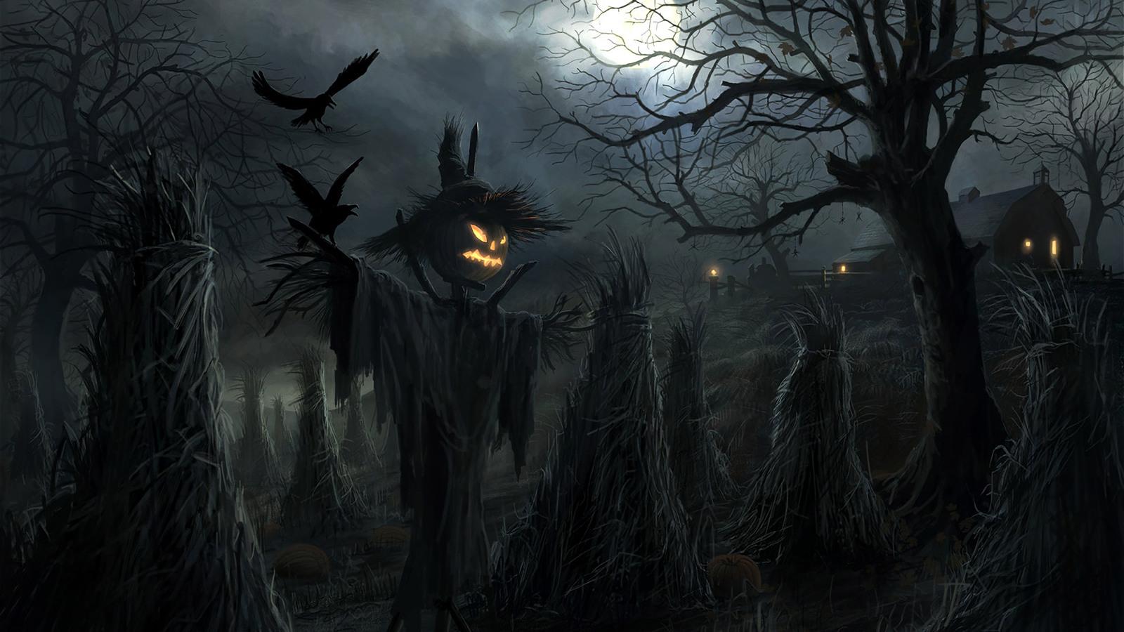 1600x900 Halloween Scarecrow 1600x900 Resolution HD 4k Wallpaper, Image, Background, Photo and Picture