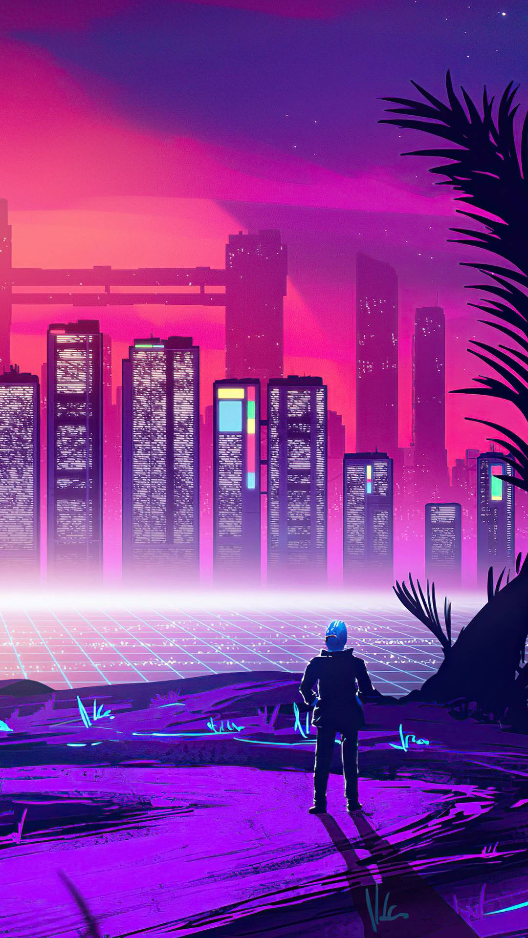 1080x1920 Synthwave iPhone Wallpaper Best Synthwave iPhone Picture, Photo & Background