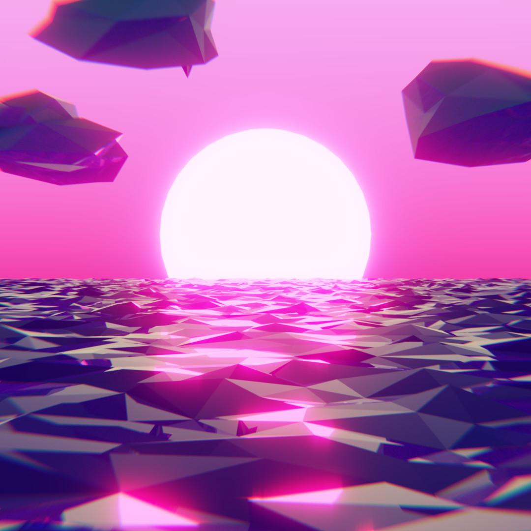 1080x1080 Synthwave aesthetic, Mathis Verneau