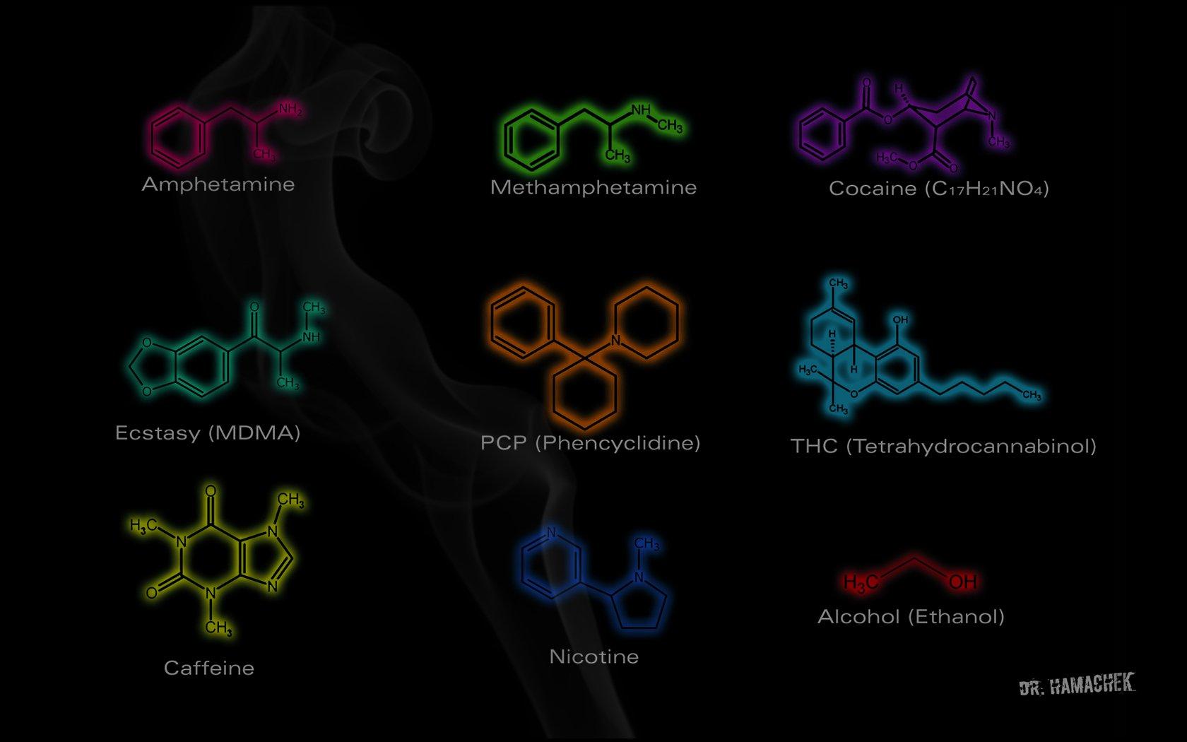 1680x1050 HD Wallpaper: Exploring the Chemistry of Common Stimulantsx1050