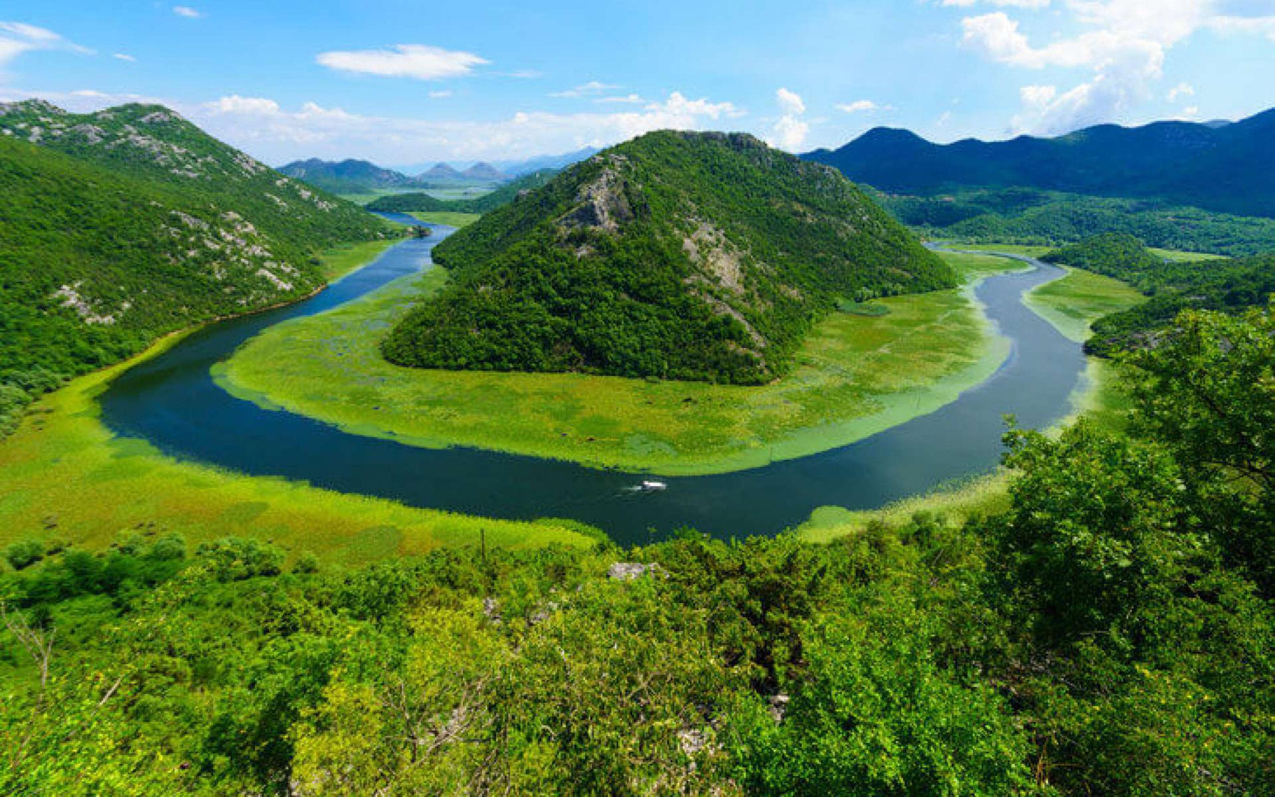 2560x1600 Rijeka Crnojevica Montenegro In The Vicinity Of Skadar Lake Landscape Wallpaper HD 2560x1600 :
