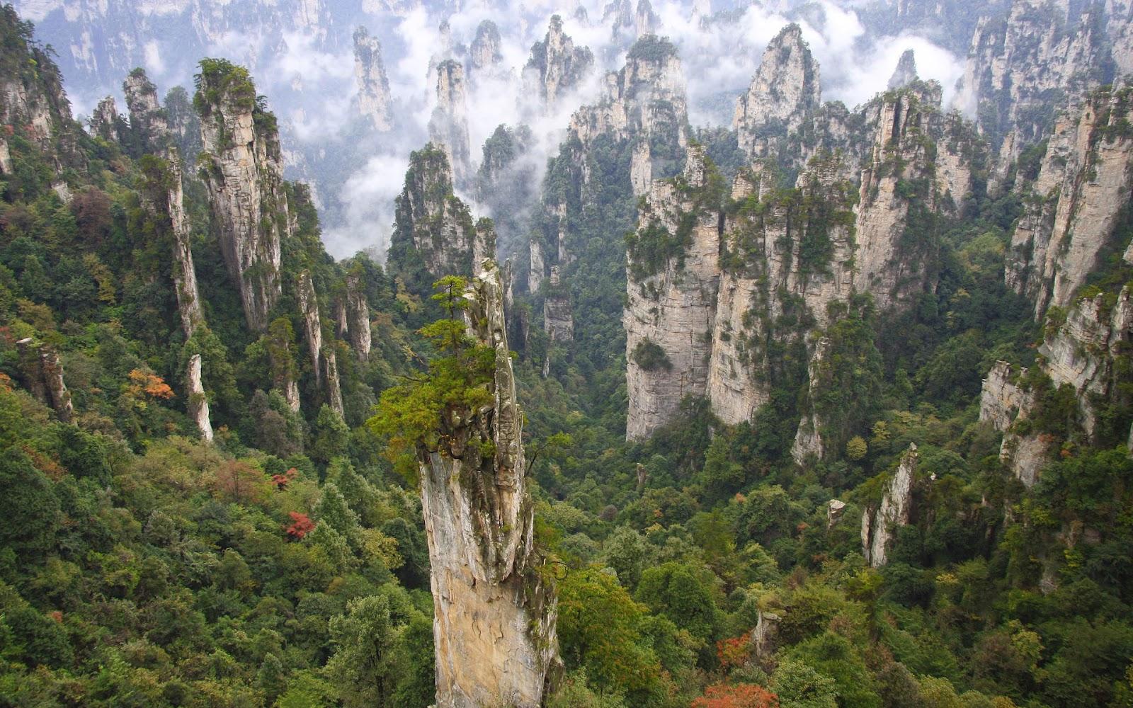 1600x1000 Zhangjiajie National Park of China (Wulingyuan Scenic Area). Best Super Car Wallpaper 2015