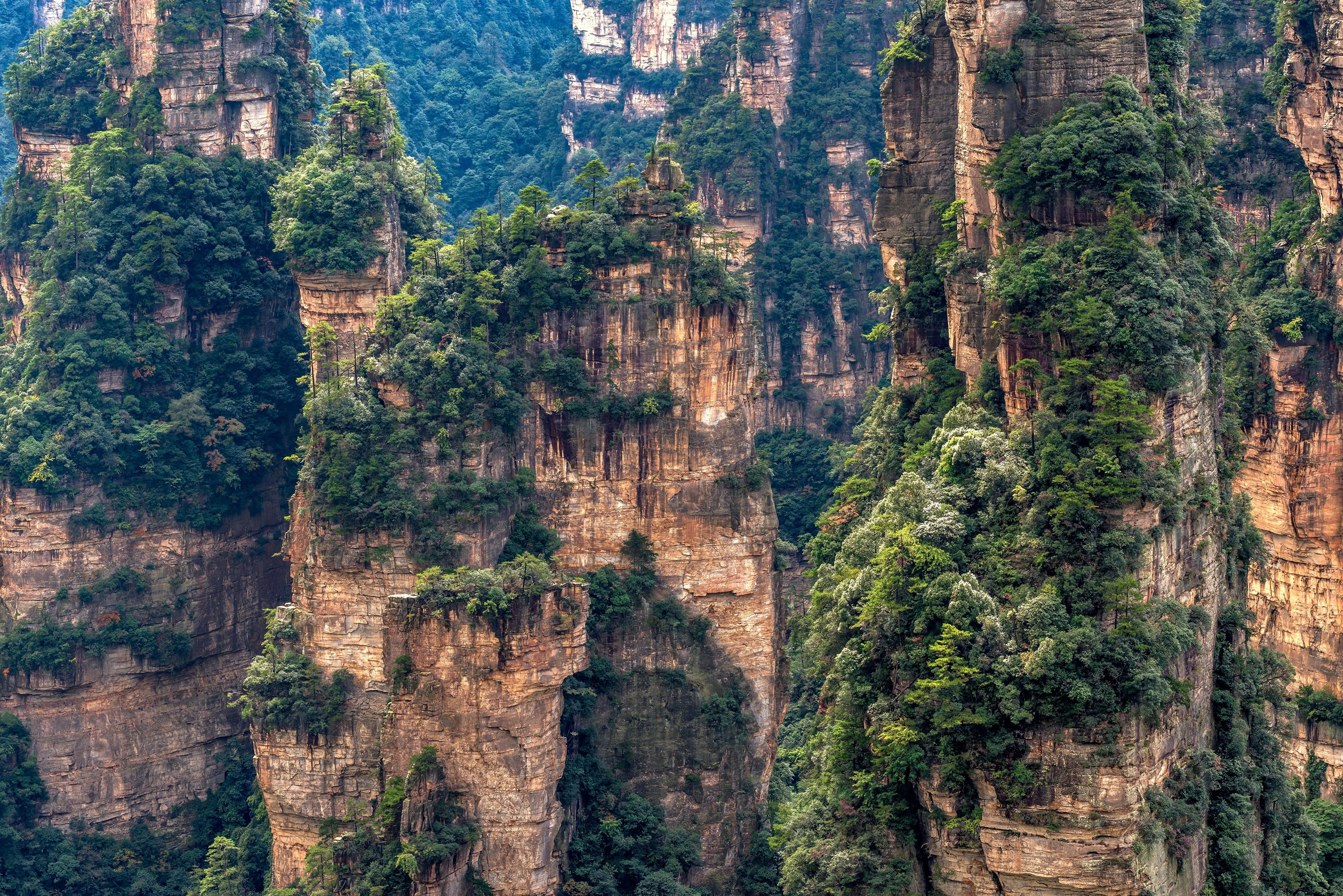 5120x3417 Zhangjiajie National Forest Park HD wallpaper, Background