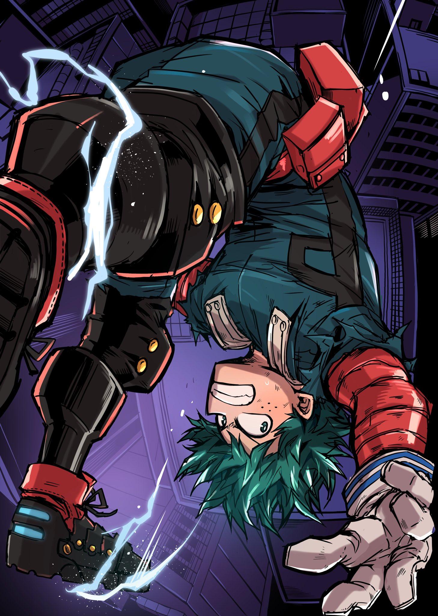 1458x2048 vigilante deku no Hero Academia Wallpaper