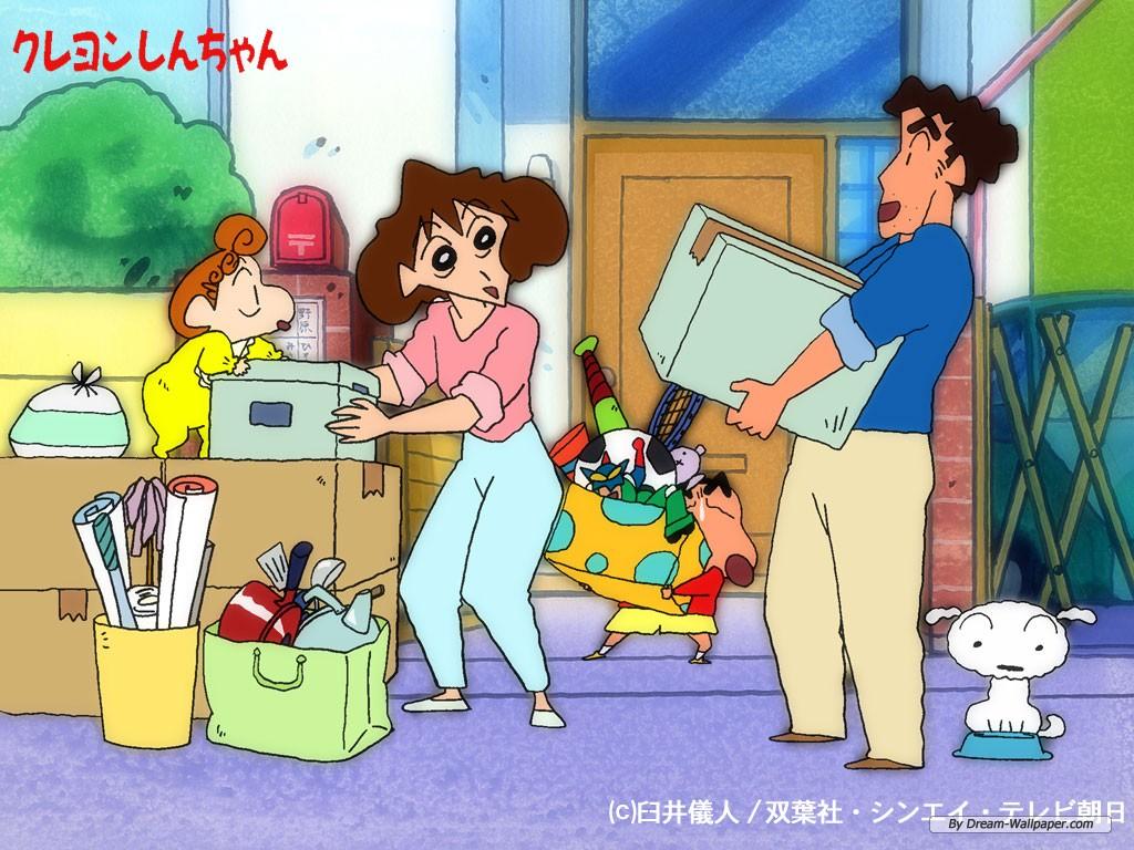 1024x768 Free Wallpaper Cartoon Wallpaper Shin Chan Wallpaper