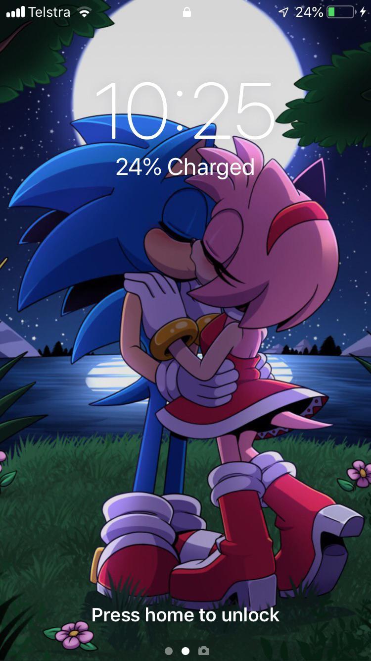 750x1334 Finally got a Sonamy Wallpaper ^w^