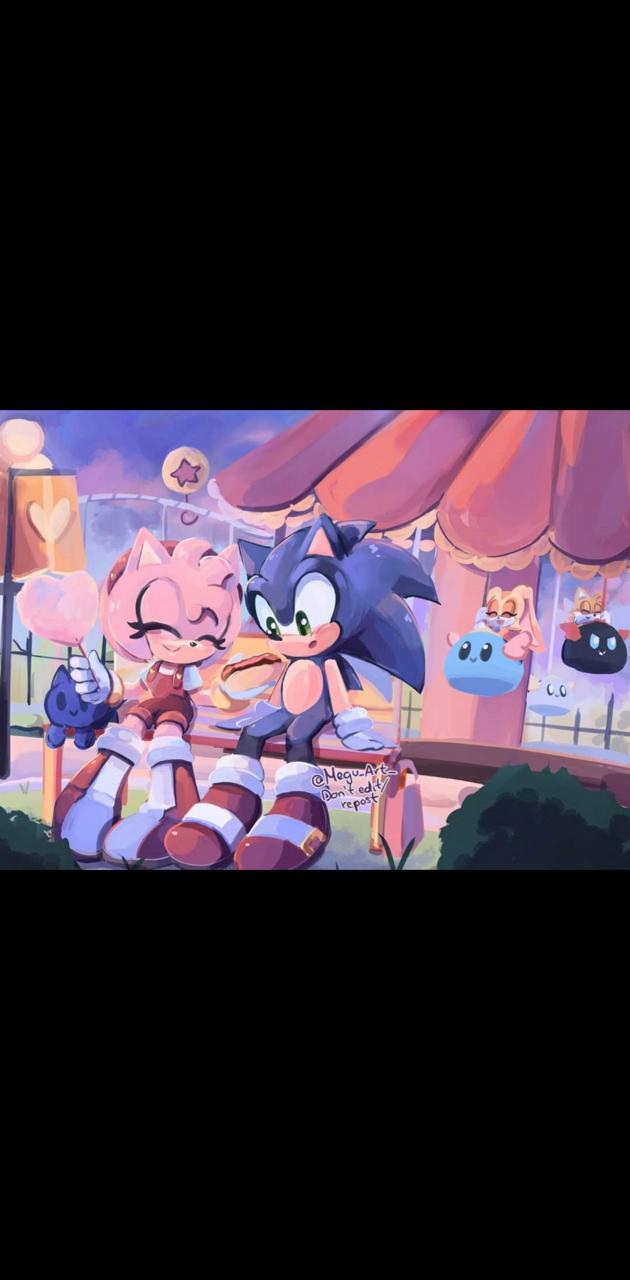 630x1280 SonAmy wallpaper