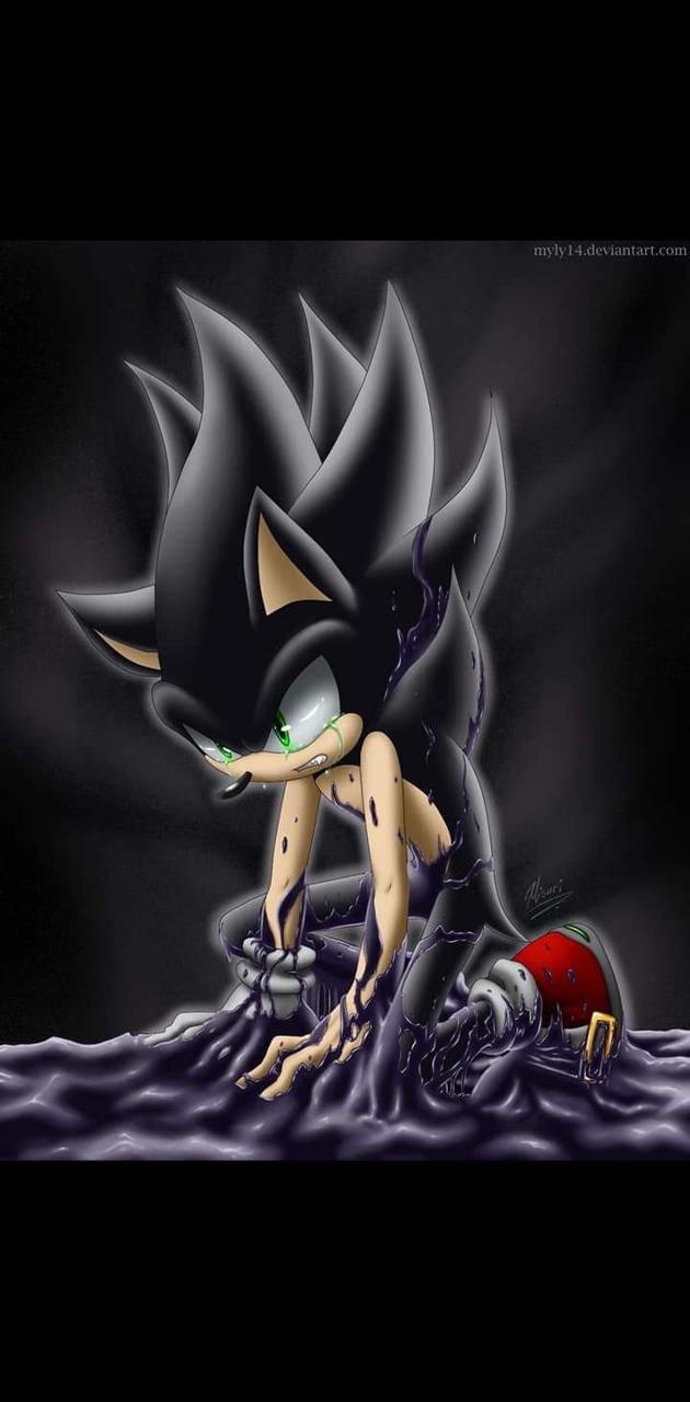 630x1280 Dark Sonic wallpaper