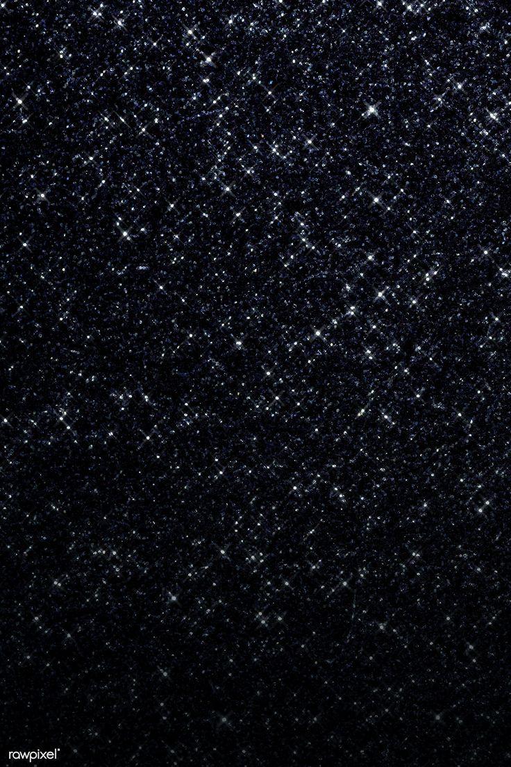 736x1104 Black glittery textured background. premium image / manotang. Black sparkle background, Black texture background, Black glitter wallpaper