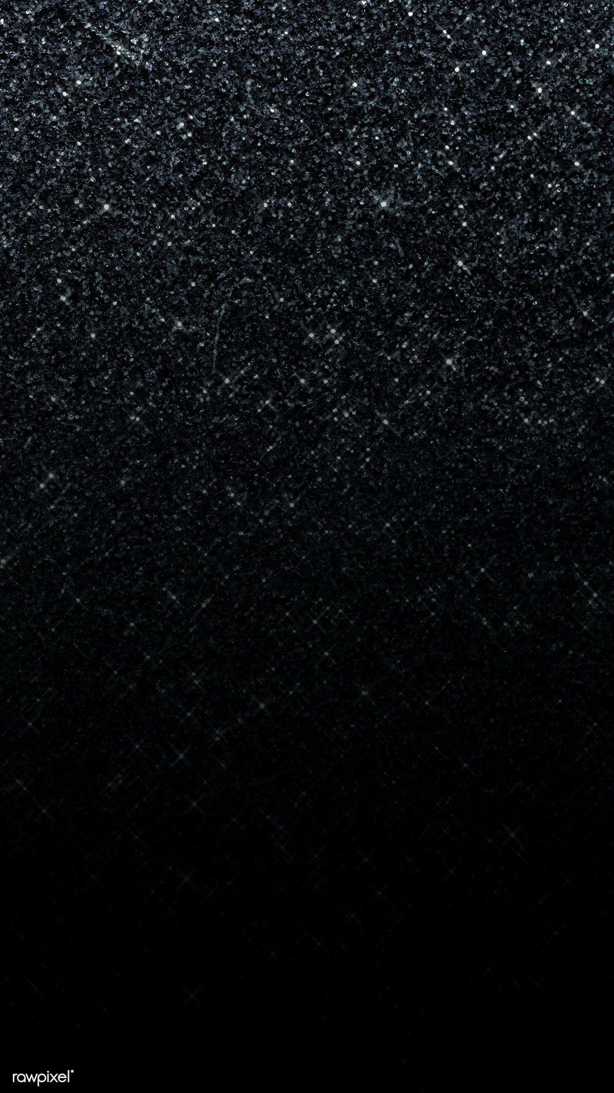 1200x2134 Black glittery textured mobile wallpaper. premium image / manotang. Glittery wallpaper, Sparkle wallpaper, Glitter background