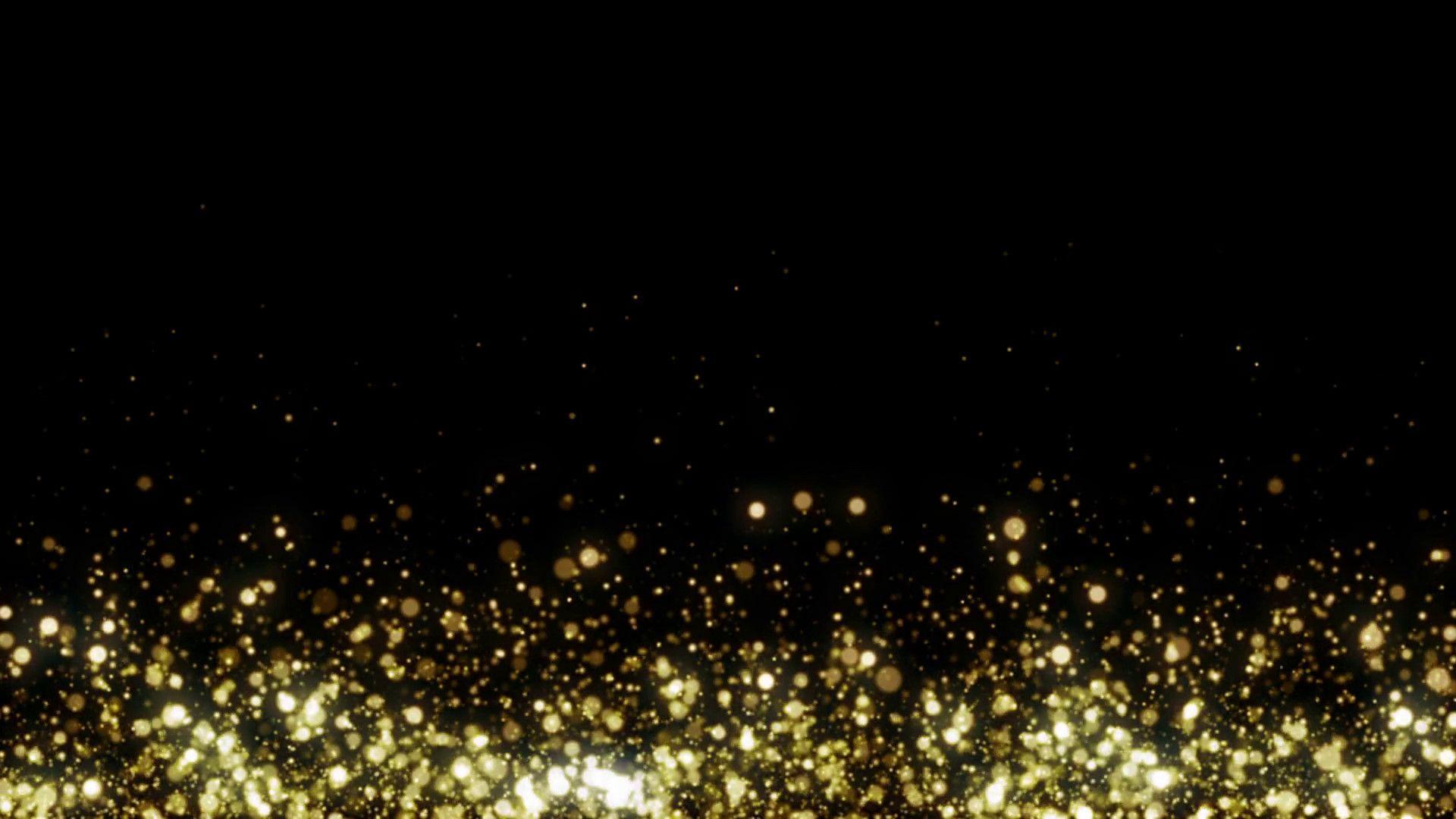 1920x1080 Black and Gold Glitter Wallpaper, HD Black and Gold Glitter Background