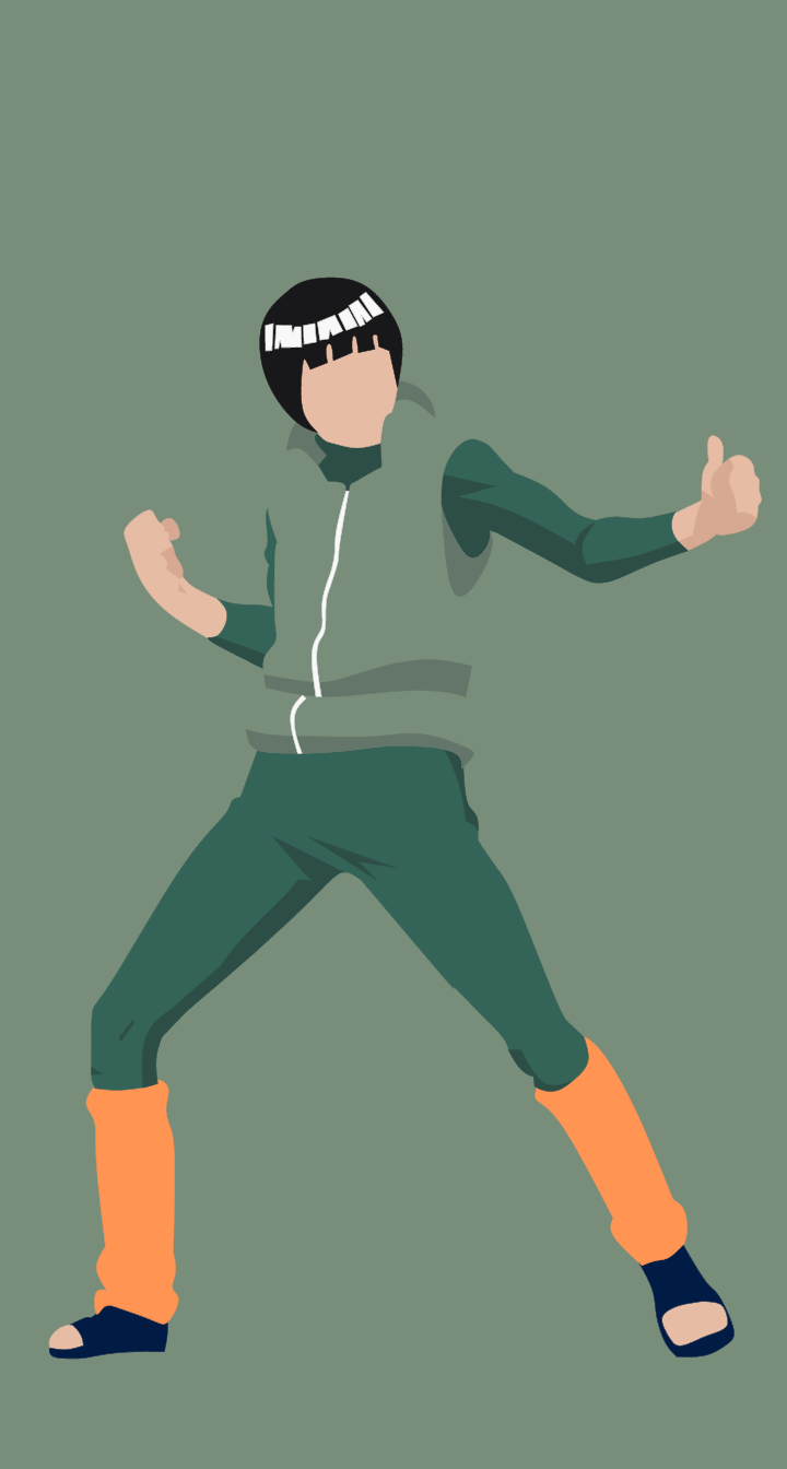 Rock Lee Minimalist Wallpapers - Top Free Rock Lee Minimalist