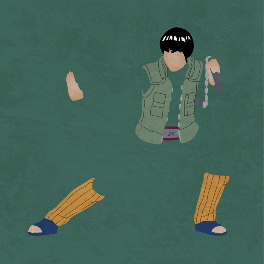 894x893 Minimalist Maito Gai. Naruto shippuden anime, Naruto art, Anime naruto
