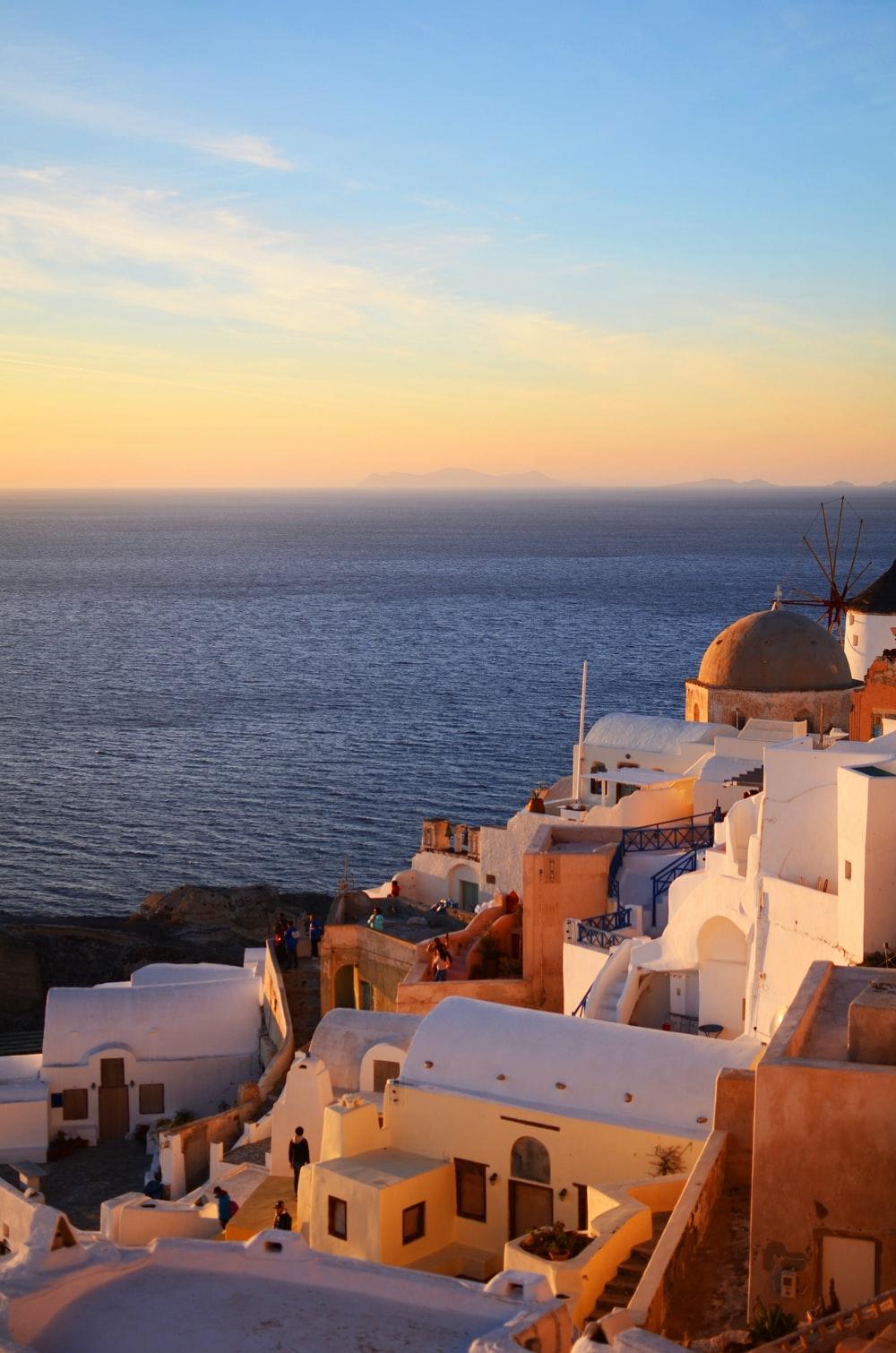 1000x1510 Greece Sunset Picture. Download Free Image